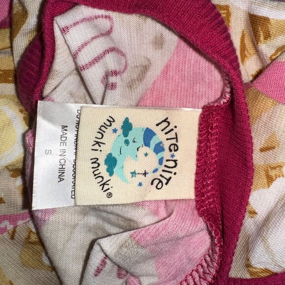 Munki Munki Womens Valentines Day Pajamas S Pink Heart Waffles PJs Unionsuit - Picture 9 of 10